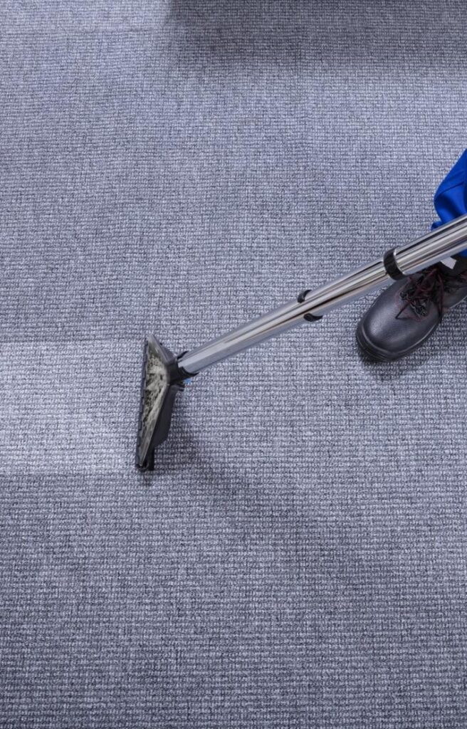 cleaning carpet